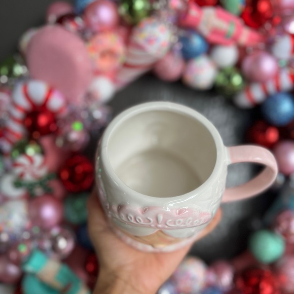 LAST FEW✨NEW🎄At Home 2024 Pink Christmas Mrs Claus Mug🩷 - Picture 5 of 8